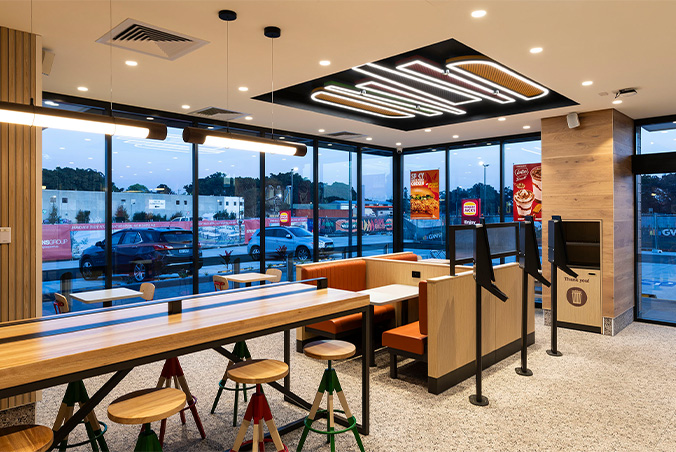 Commercial Framing Fast Food Restaurant