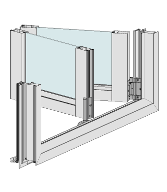 Bi-Fold Window Render 546